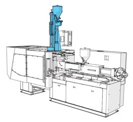 Multi Material Vertical Injection Unit
